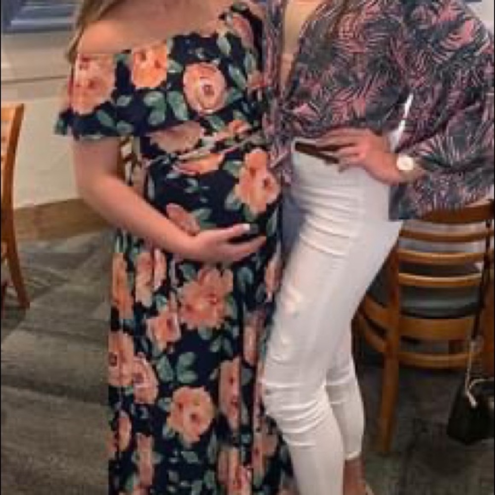 Off the shoulder maxi dress - medium